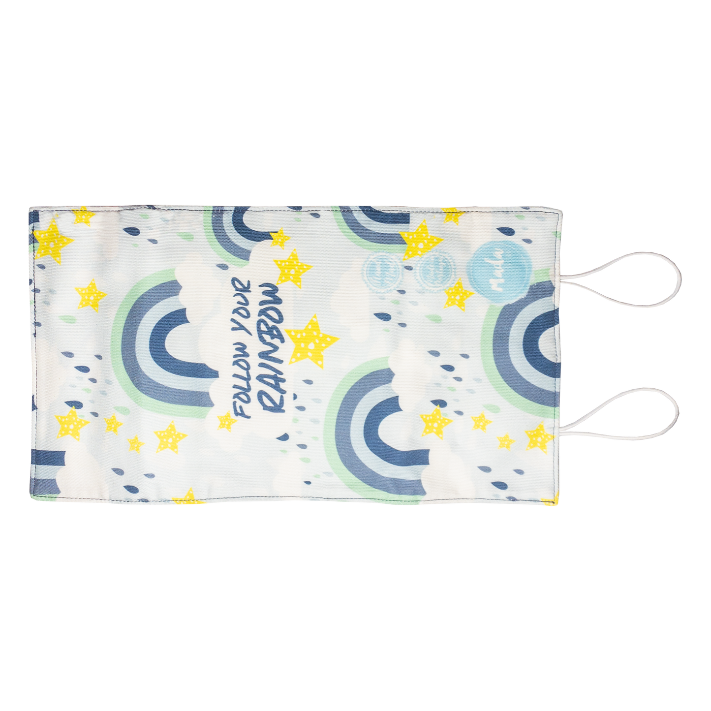 Blue Rainbow Long Pencil Case-1