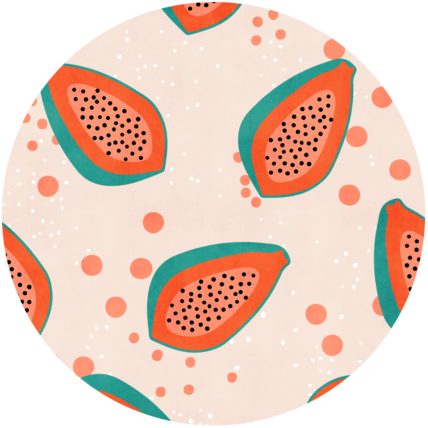 Pencil Case Long Papaya-5
