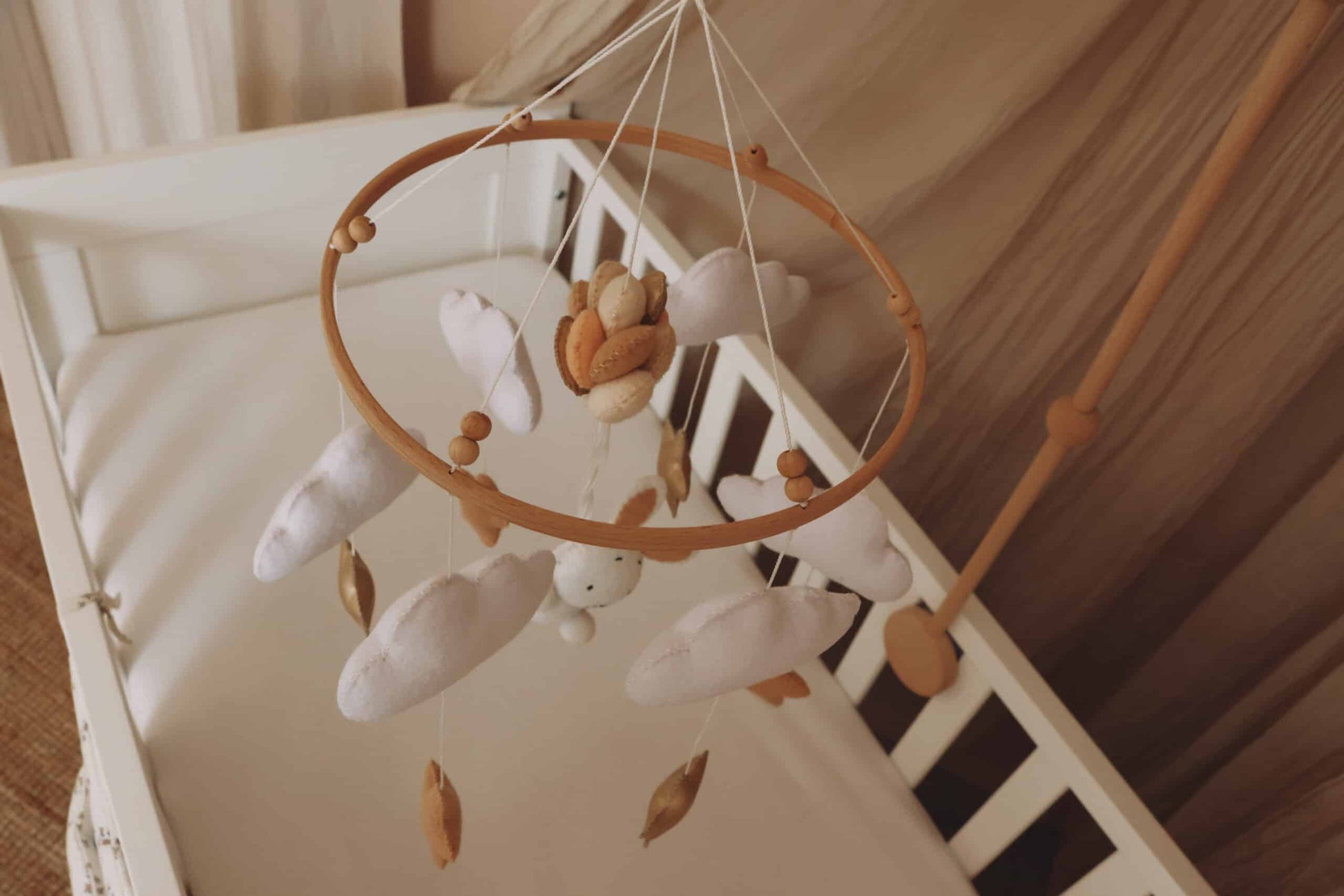 Handmade Bunny baby mobile-7