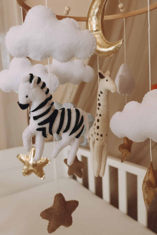 Handmade Safari baby mobile-10
