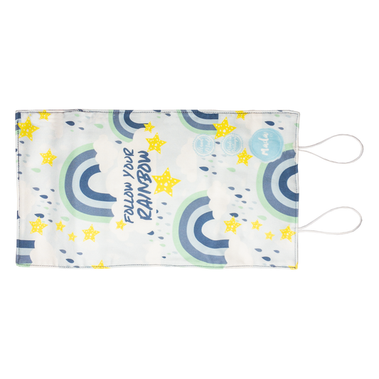 Blue Rainbow Long Pencil Case-1