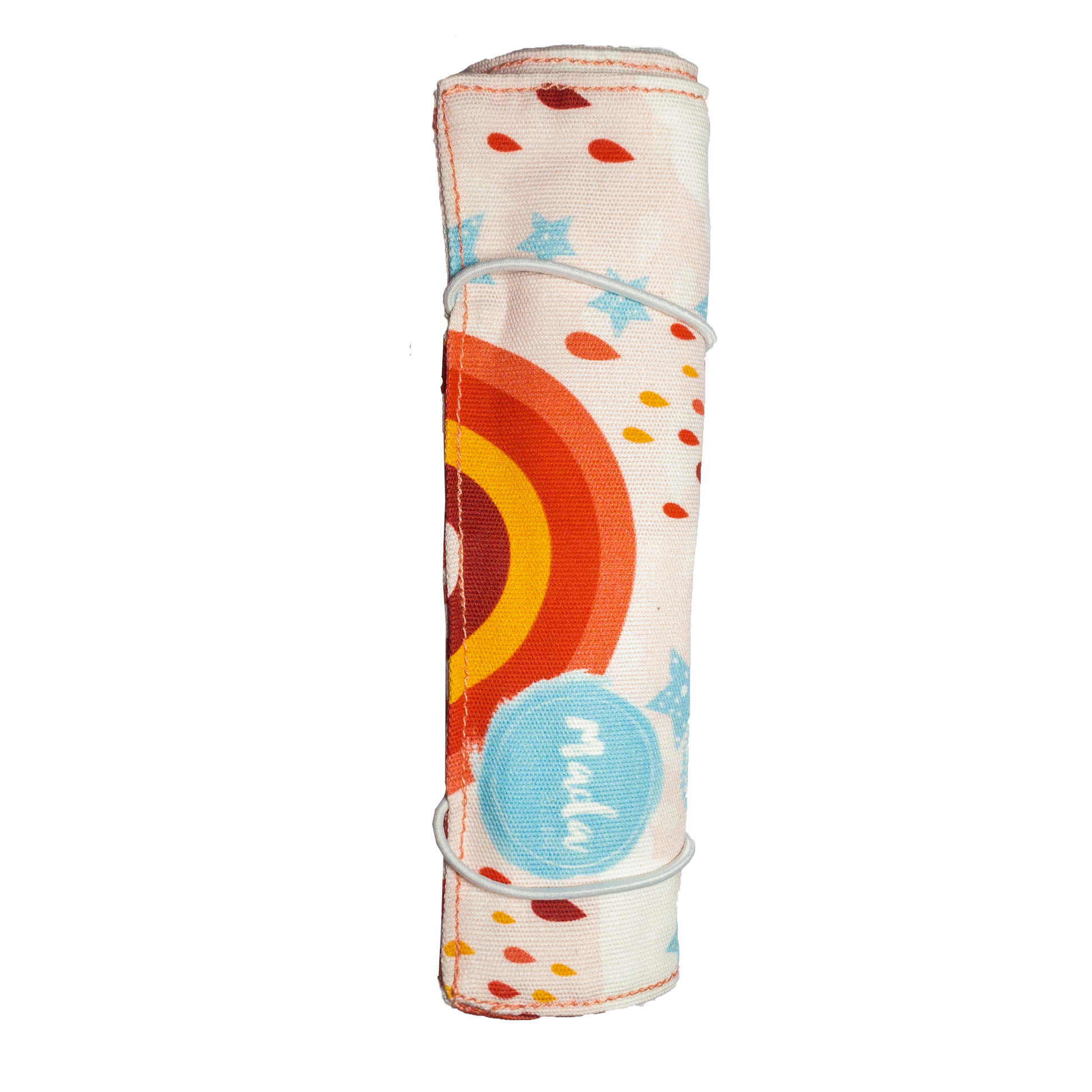 Pink Rainbow Long Pencil Case-1