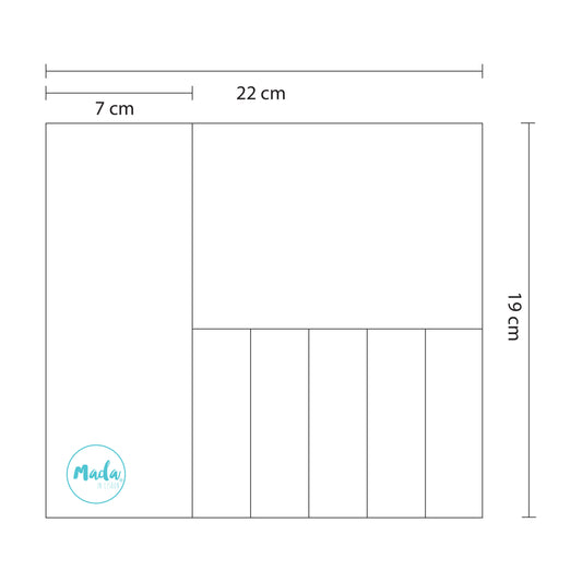 Gray Dots Small Pencil Case-1