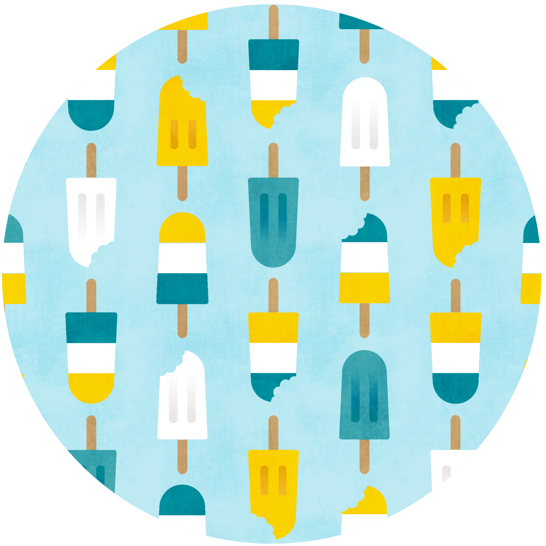 Blue & Yellow Popsicle BabySwing-1