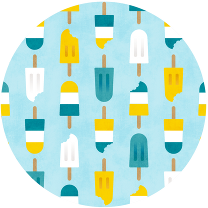 Blue & Yellow Popsicle BabySwing-1