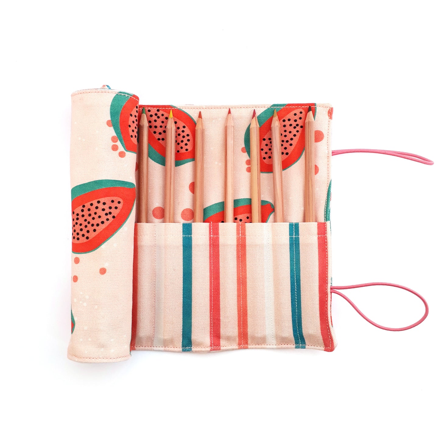 Pencil Case Long Papaya-1