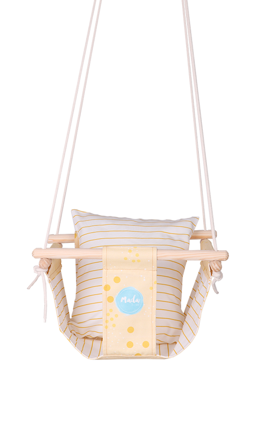 Mustard and Yellow BabySwing-0
