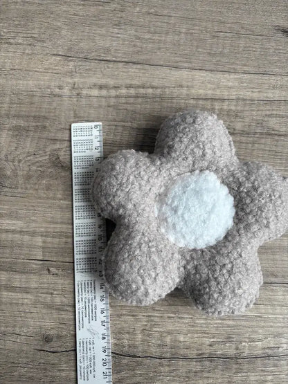 Personalized bouclé Wall Decor Baby Name - Gray / White-1